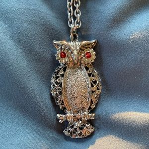Owl pendant on 13 inch chain.  NWOT, never worn.